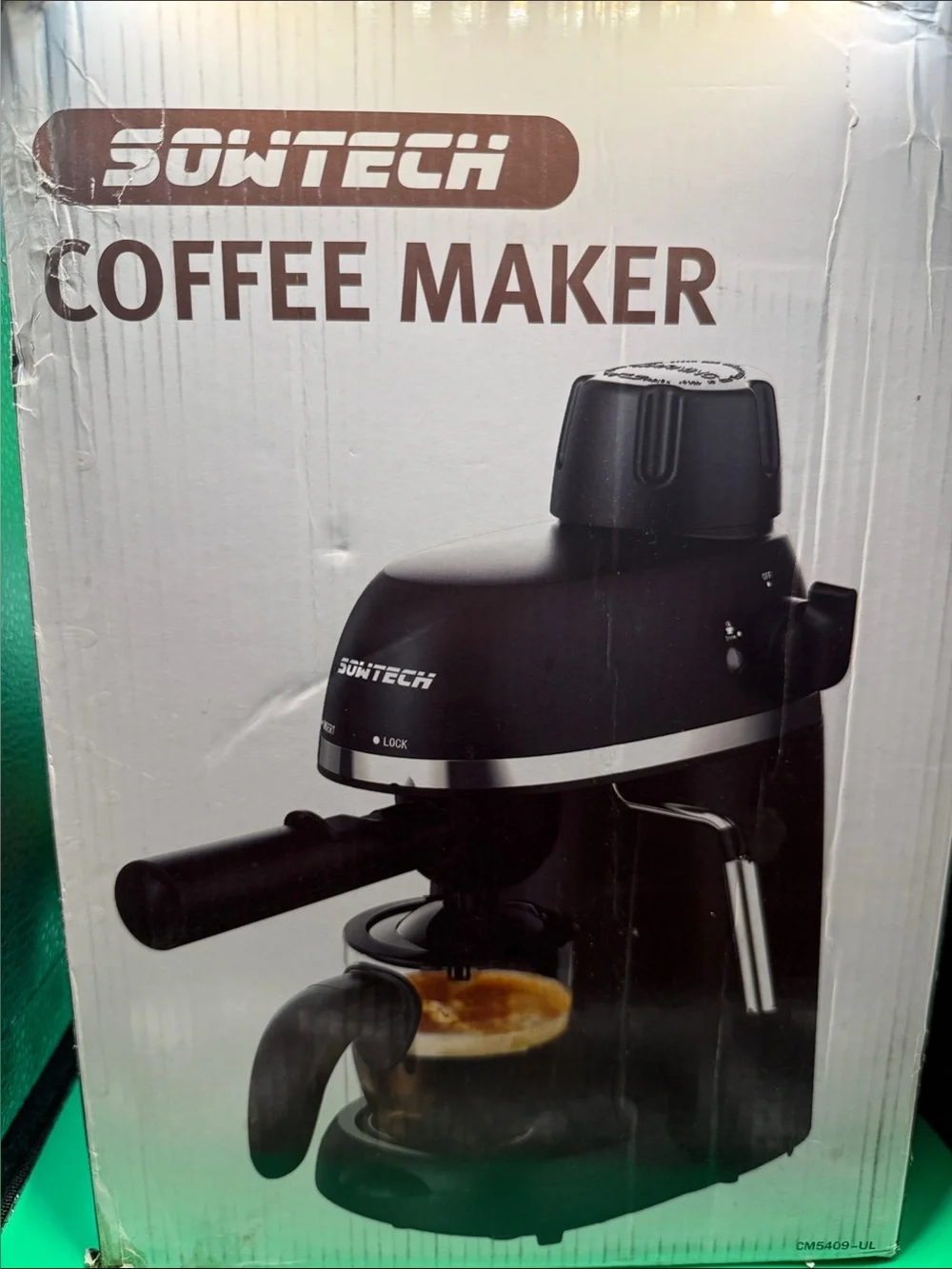 Sowtech Black Espresso Coffee Maker